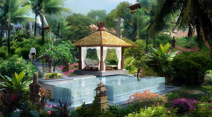 溫泉設計效果圖