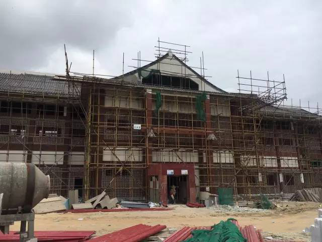 海花島五國溫泉城日式溫泉規劃建設現場