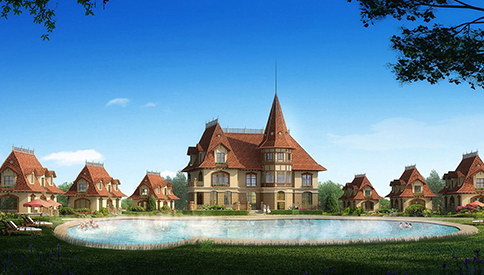 海花島五國溫泉城意式海洋溫泉設計